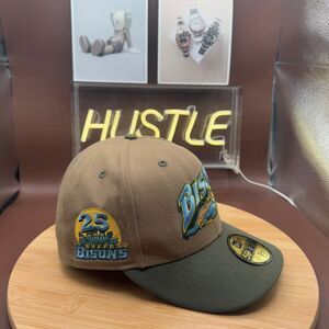 Buffalo Bisons New Era Lamar Valley 59Fifty Fitted Hat Size 7 5/8 Lids Exclusive